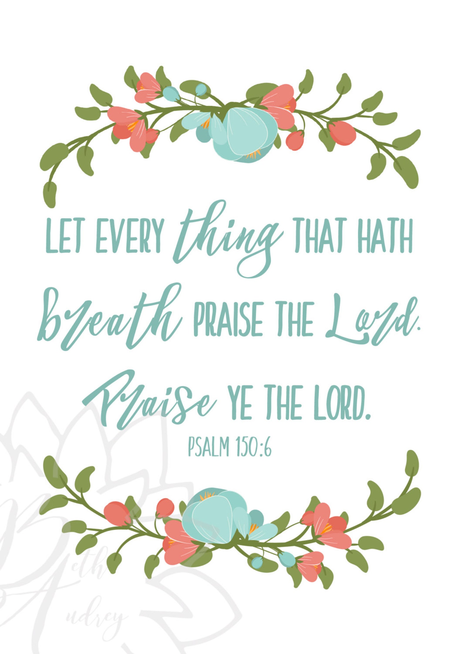 Printable Bible Verse Wall Art