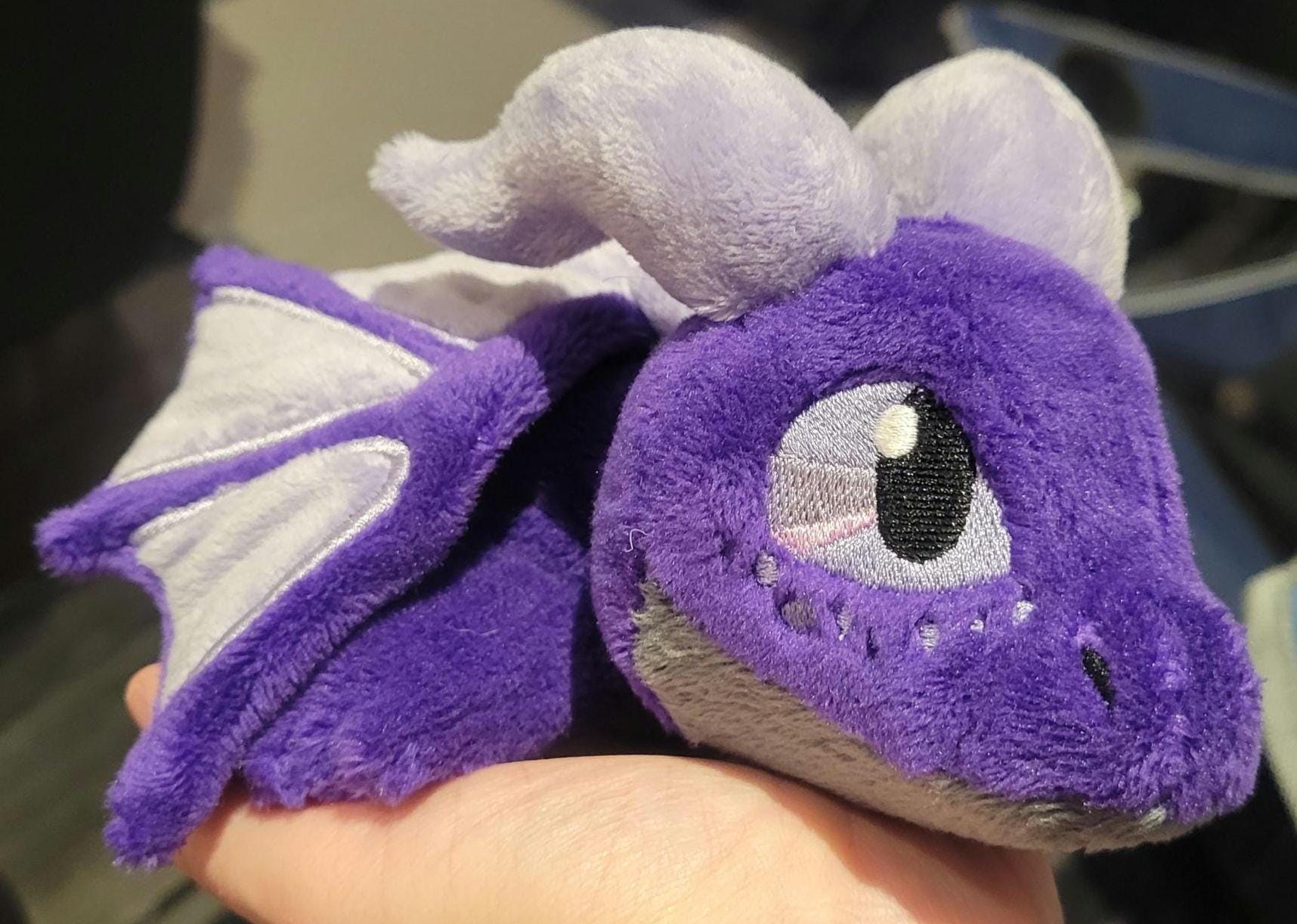 Dragon Plush Beanie Customized Hand Sized Dragon Pet