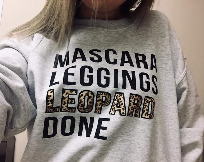 Mascara Leggings Leopard Done - Sweatshirt