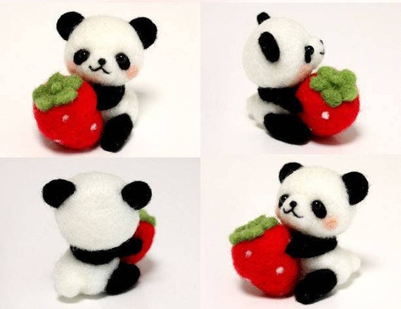 Hawthorn Handmade - Red Panda Needle Felting Kit – EcoFriendlyCrafts