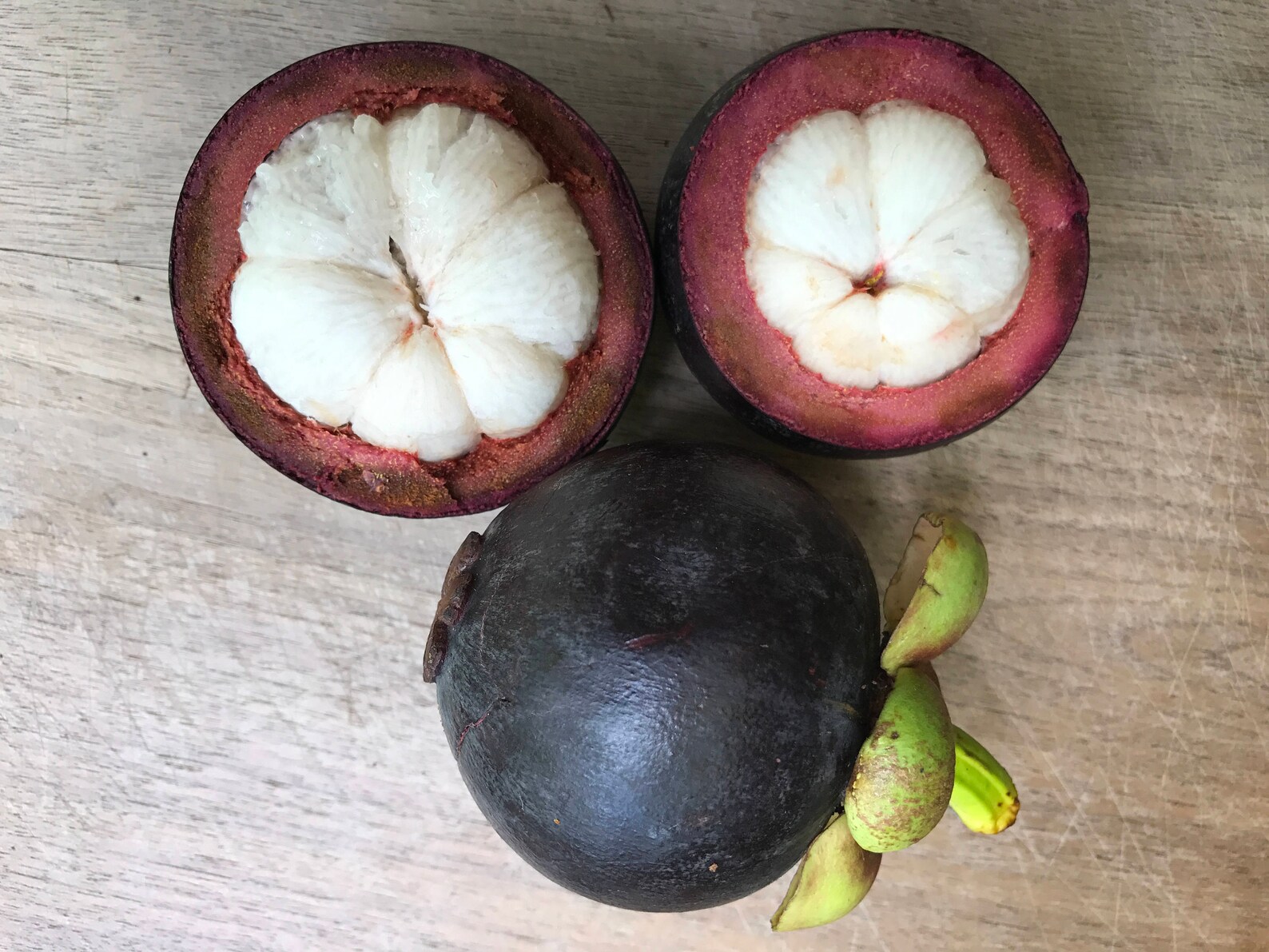 Purple Mangosteen Garcinia Mangostana Florida Tropical King Etsy