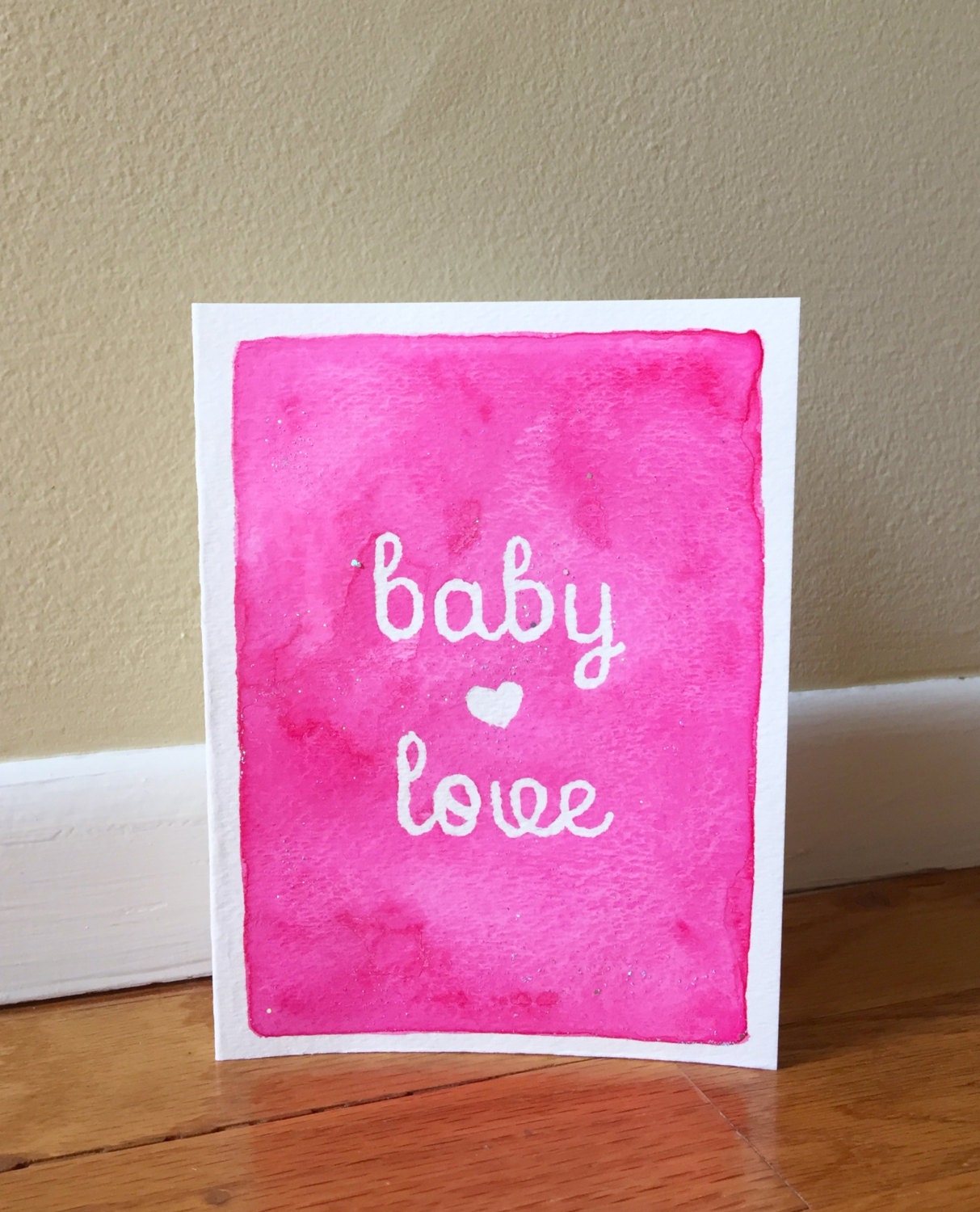 Keepsake Baby Shower Greeting Card Etsy