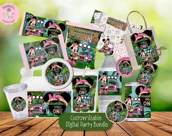 13x Partyetiketten mit Mäusen | (Made to Order Download)