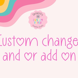 Digital product Add-on for Custom changes