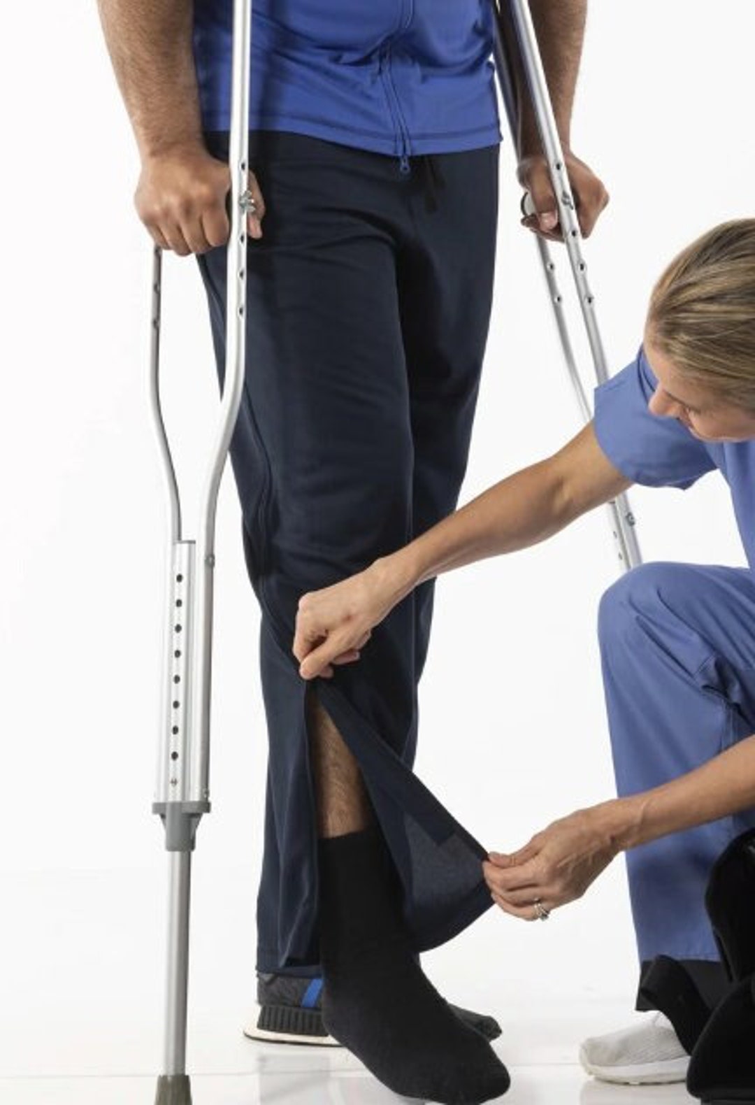 The Greg - Men's Post Surgery Pants for Hip, Knee, and Ankle Surgery - Etsy