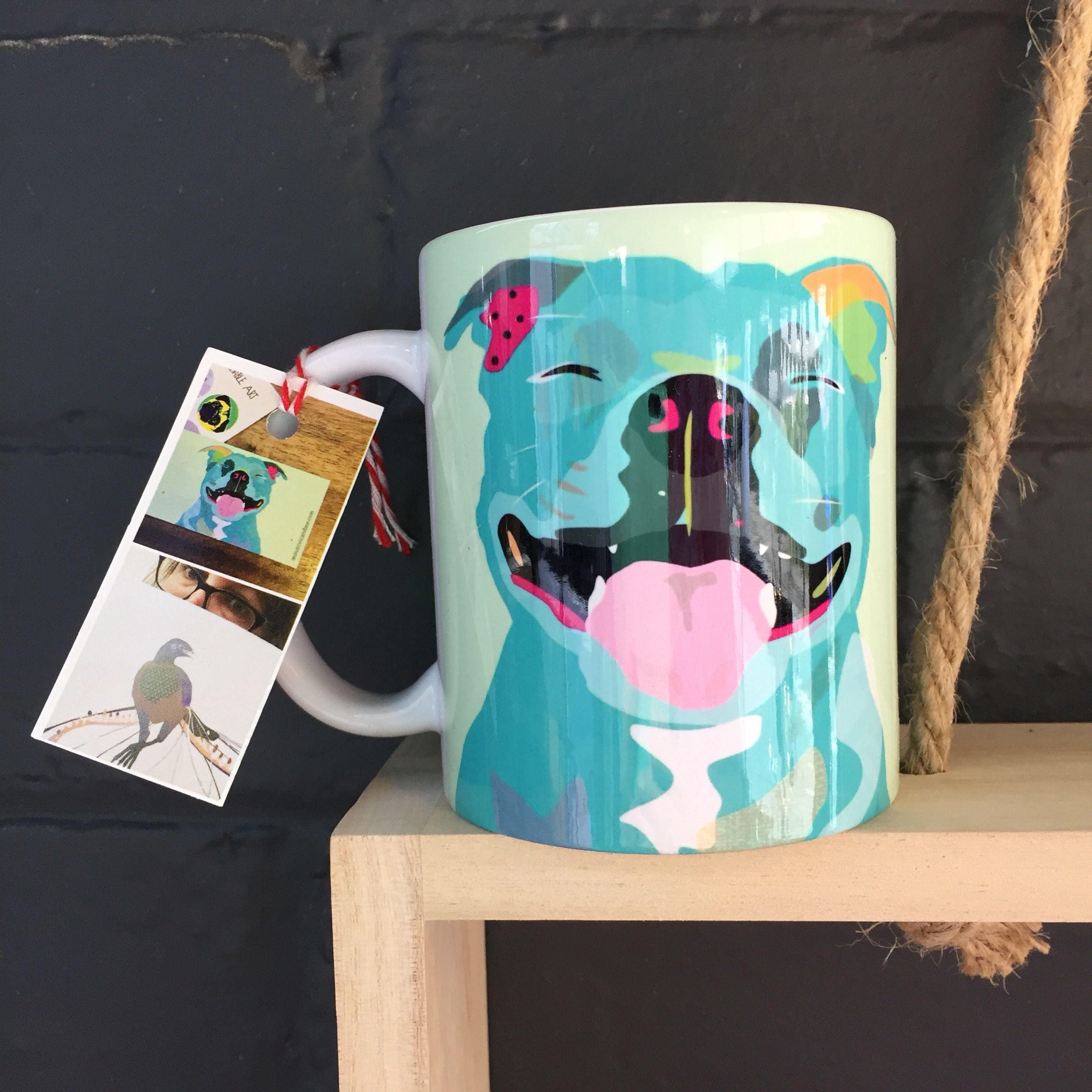 Staffordshire Bull Terrier Staffy Dog Puppy High Quality Ceramic Coffee Tea Mug Staffordshire Bull Terrier Staffy Dog Puppy High Quality Ceramic Coffee Tea Mug