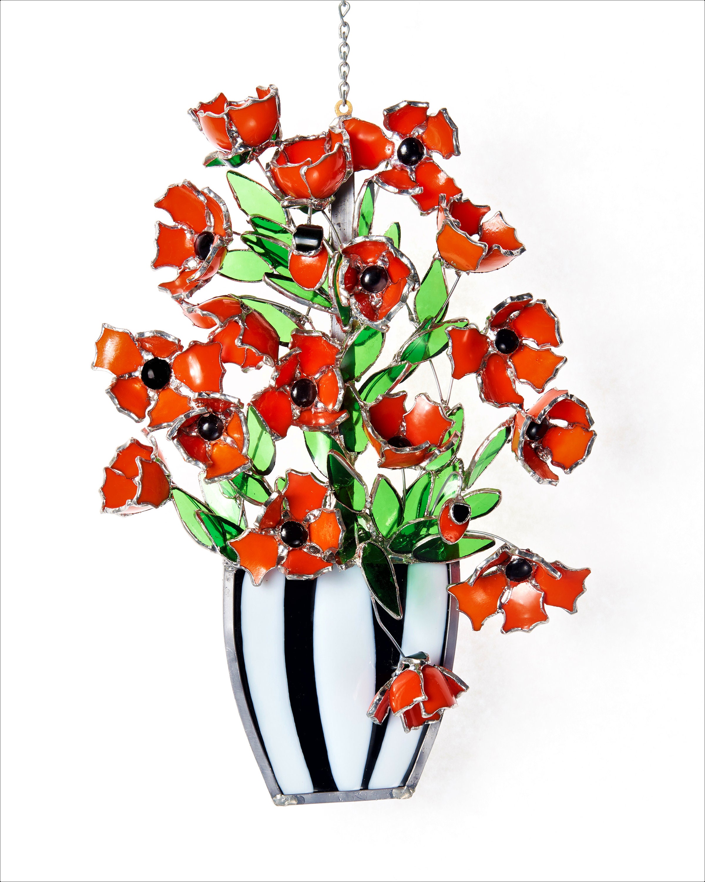 Poppies Suncatcher Etsy