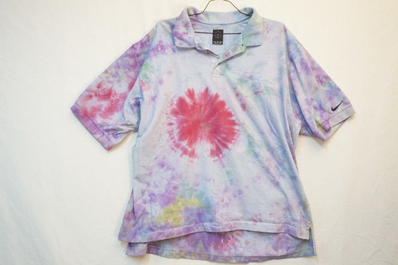 nike polo tie dye