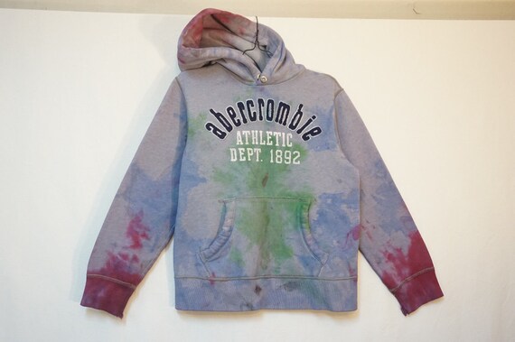 Abercrombie SUPER-HEAVY Hoodie Tie Dye 