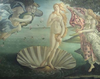 Botticelli, Nacimiento de Venus, Arte renacentista, Impresión italiana, Regalo fotográfico, Impresión artística, Arte mural, Regalo italiano, Arte italiano, Impresión de bellas artes