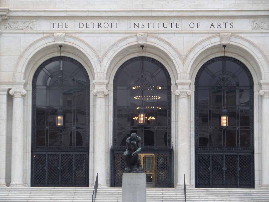 Detroit Institute of Arts, Detroit print, The Thinker, Architecture ...
