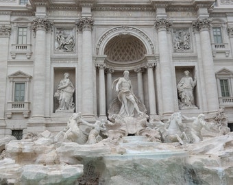Trevi Fountain, Rome poster, Rome print, Renaissance, Italian art, Large art, Gift, Wall art, Italy gift, Italy, Photography gift, History