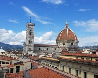 Duomo y Campanile, Florencia, Italia, impresión de Florencia, foto de Florencia, impresión de Italia, fotografía de Florencia, fotografía de Italia, arte de Florencia