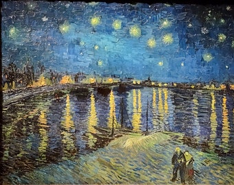 Noche estrellada de Vincent Van Gogh, posimpresionista, impresión de Van Gogh, arte de Van Gogh, fotografía de bellas artes, regalo de arte, fotografía