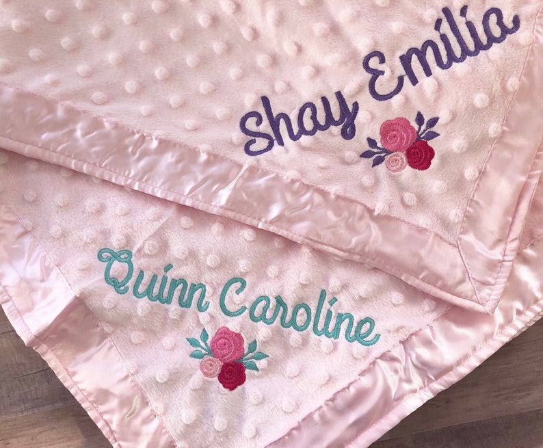 Personalized Baby Blanket Custom Baby Blanket Baby Name Etsy