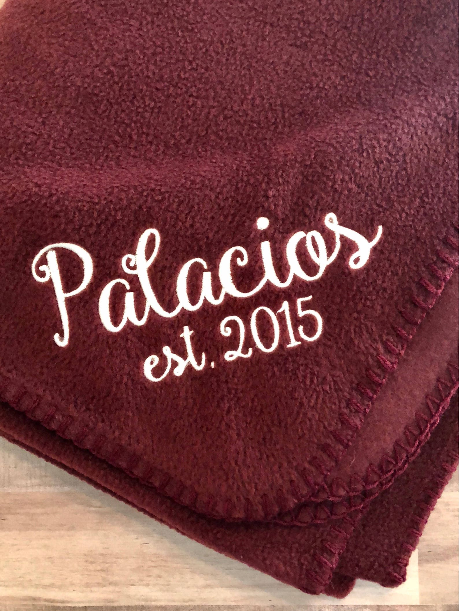 Personalized Name Blanket Custom Throw Blanket Wedding Etsy
