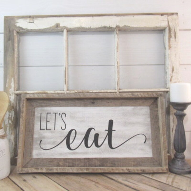 Rustic Eat Sign - Etsy