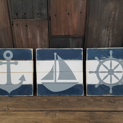 Nursery Decor Nautical Nursery Sailboat Nursery Sign Etsy