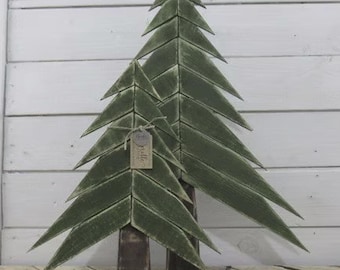Evergreen Tree, Rustic Woodland Nursery Decor, Enchanted Forest Decor, Whimsical Woods, Distressed Christmas Trees, Lake House Cabin Decor