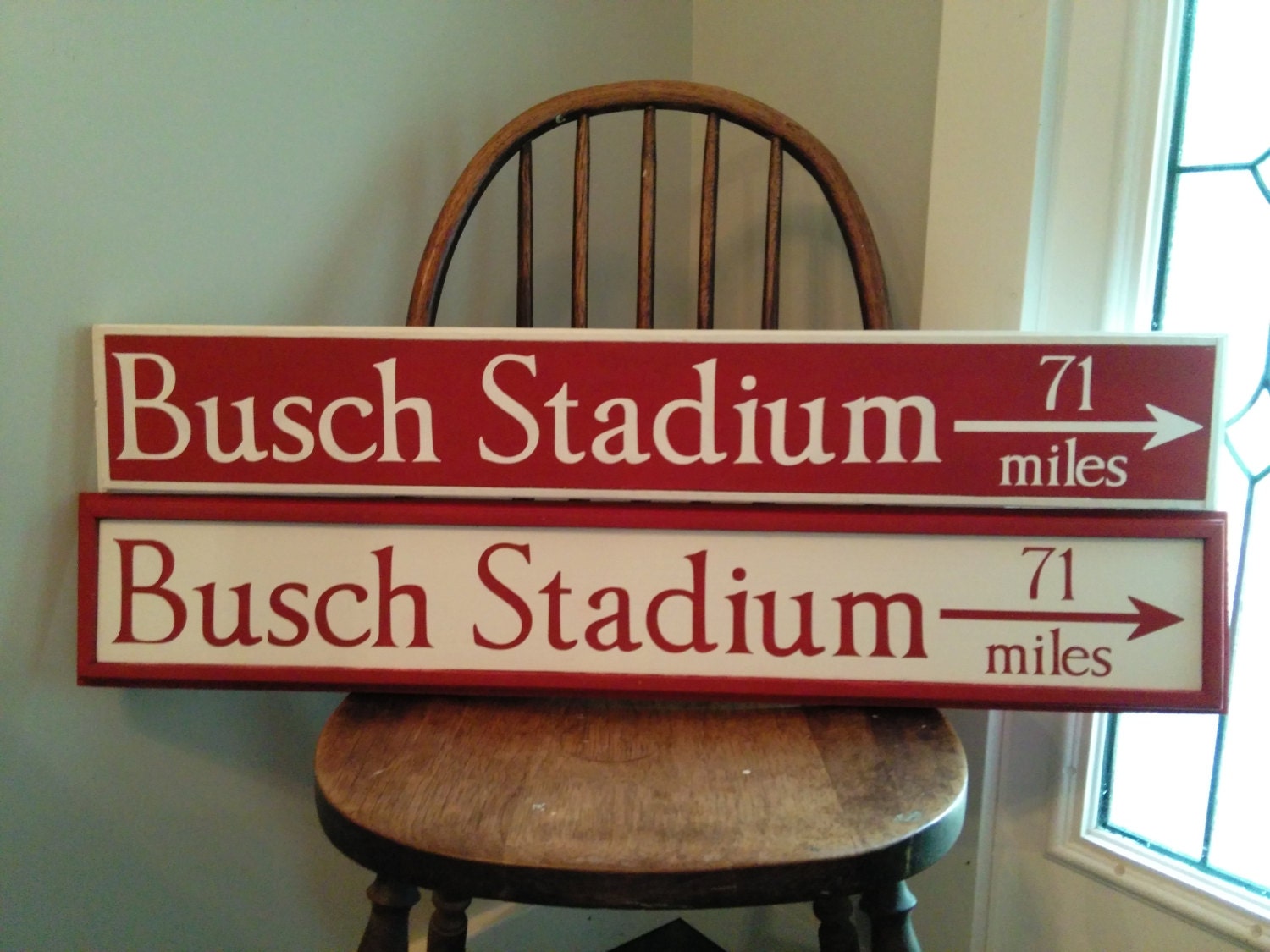 Stadium Sign Personalized Directional Arrow Mileage Metal Wall Decor Aluminum
