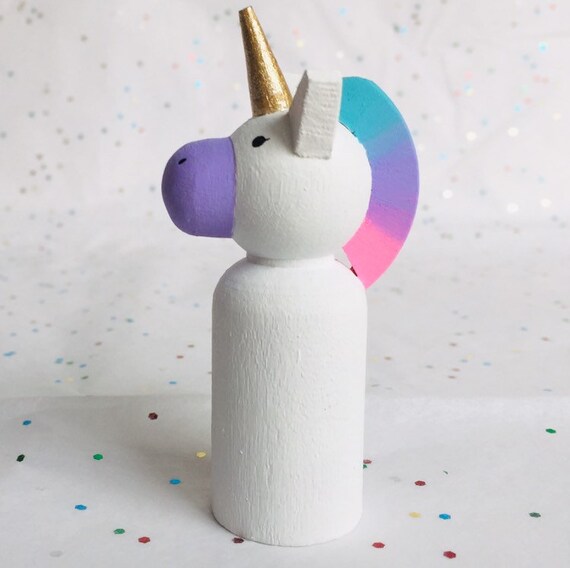 unicorn peg doll