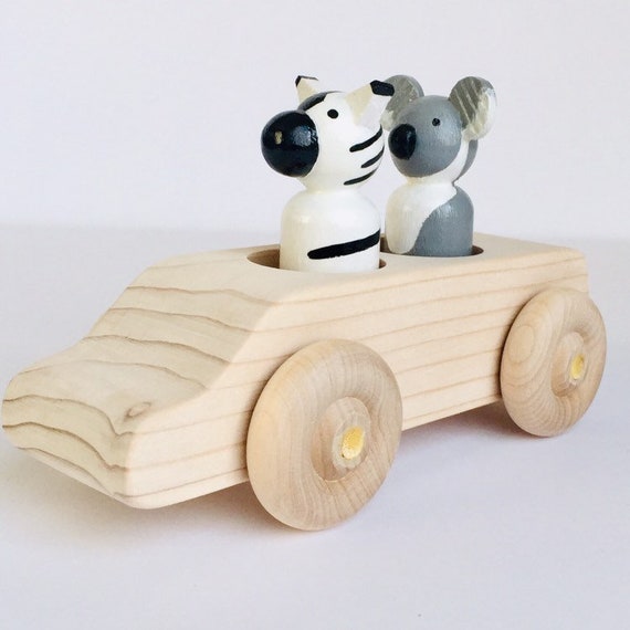 two seater push car