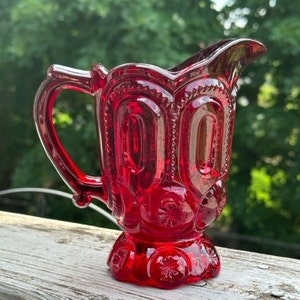 Moon and Star Ruby Red Creamer Wright