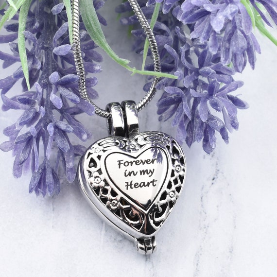 Tree of Life Urn Necklaces for Ashes Sterling Silver Crystal Cremation–  romanticwork