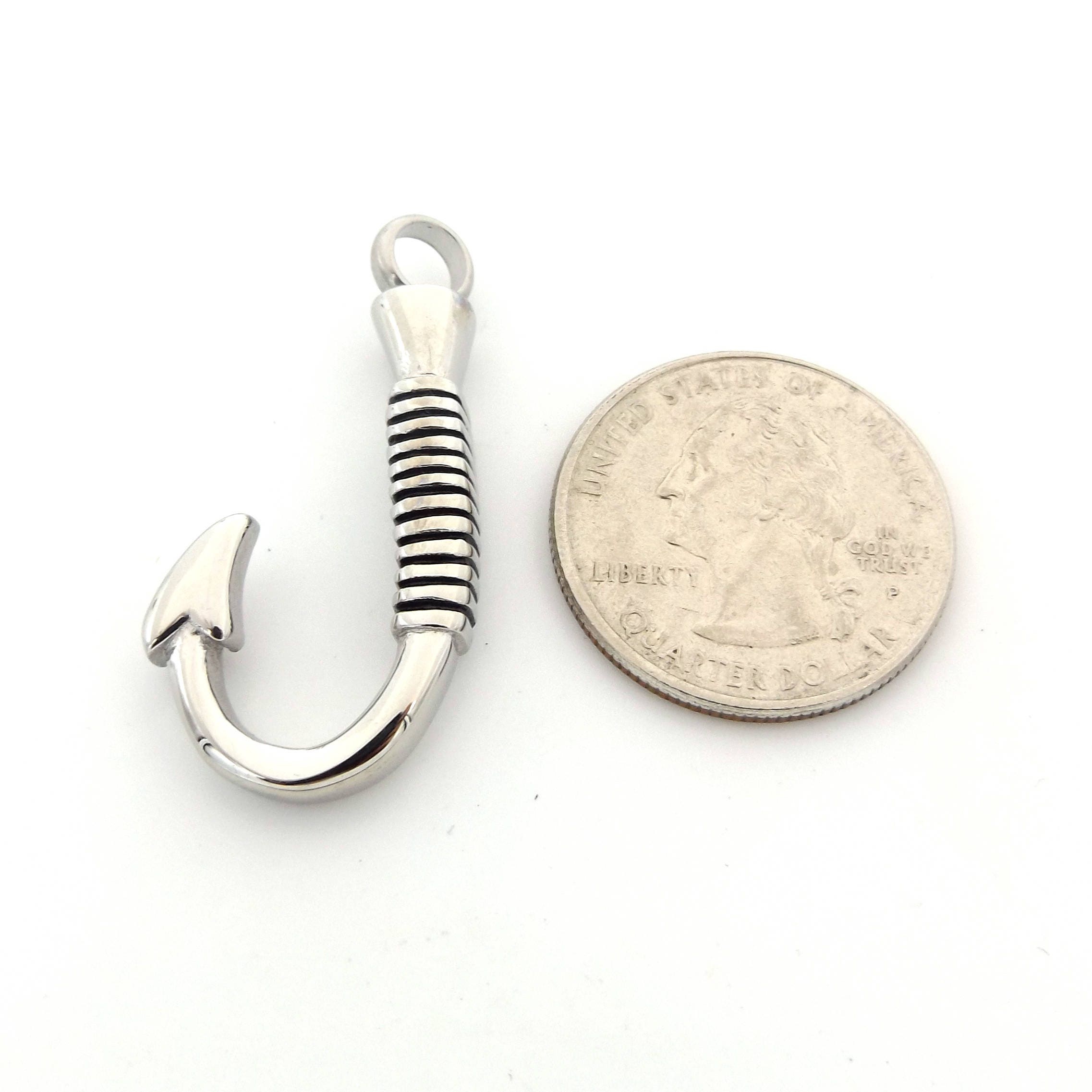 Fish Hook Urn Necklace for Ashes Cremation Pendant Fishing Etsy