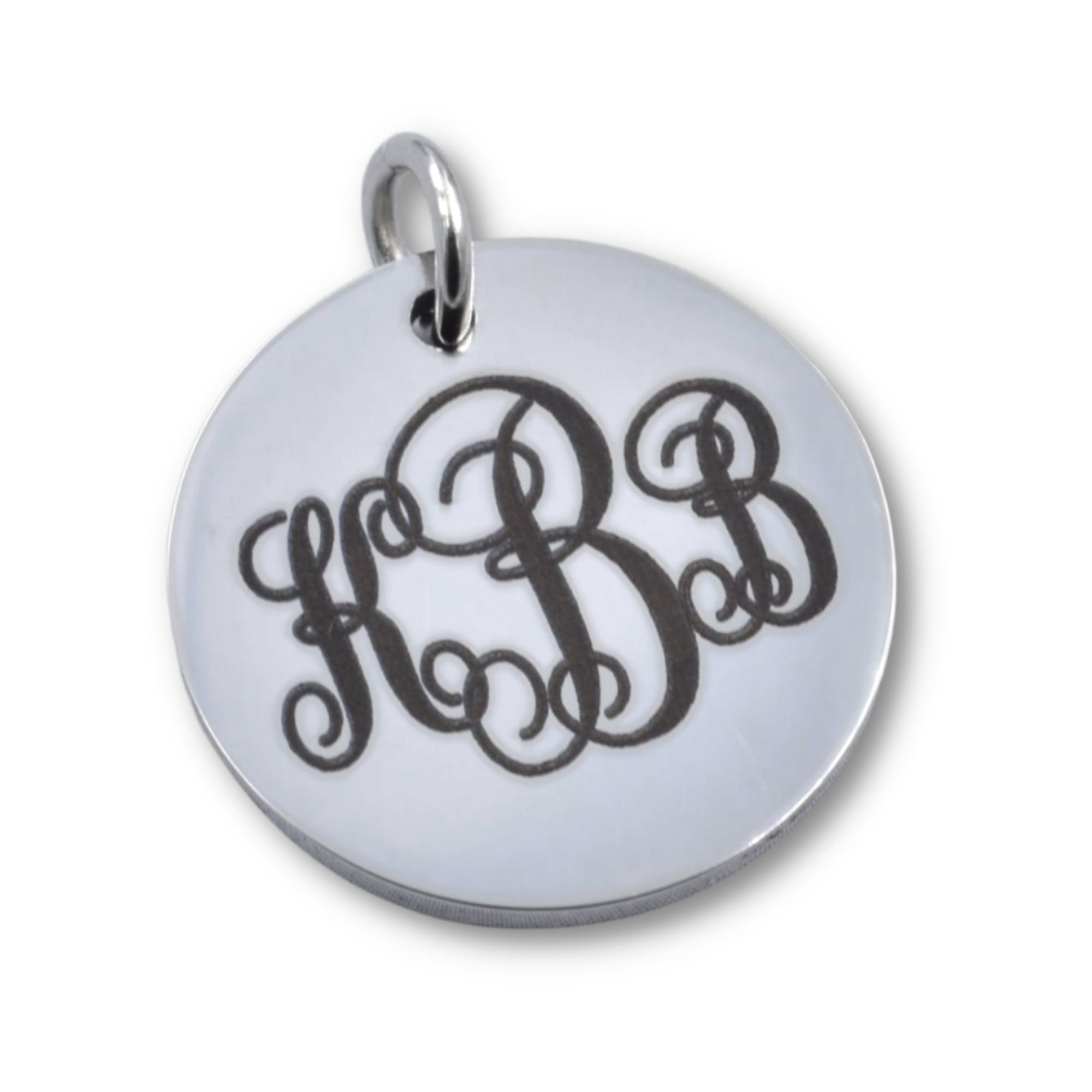 Monogram Charms Necklace S00 - Fashion Jewelry
