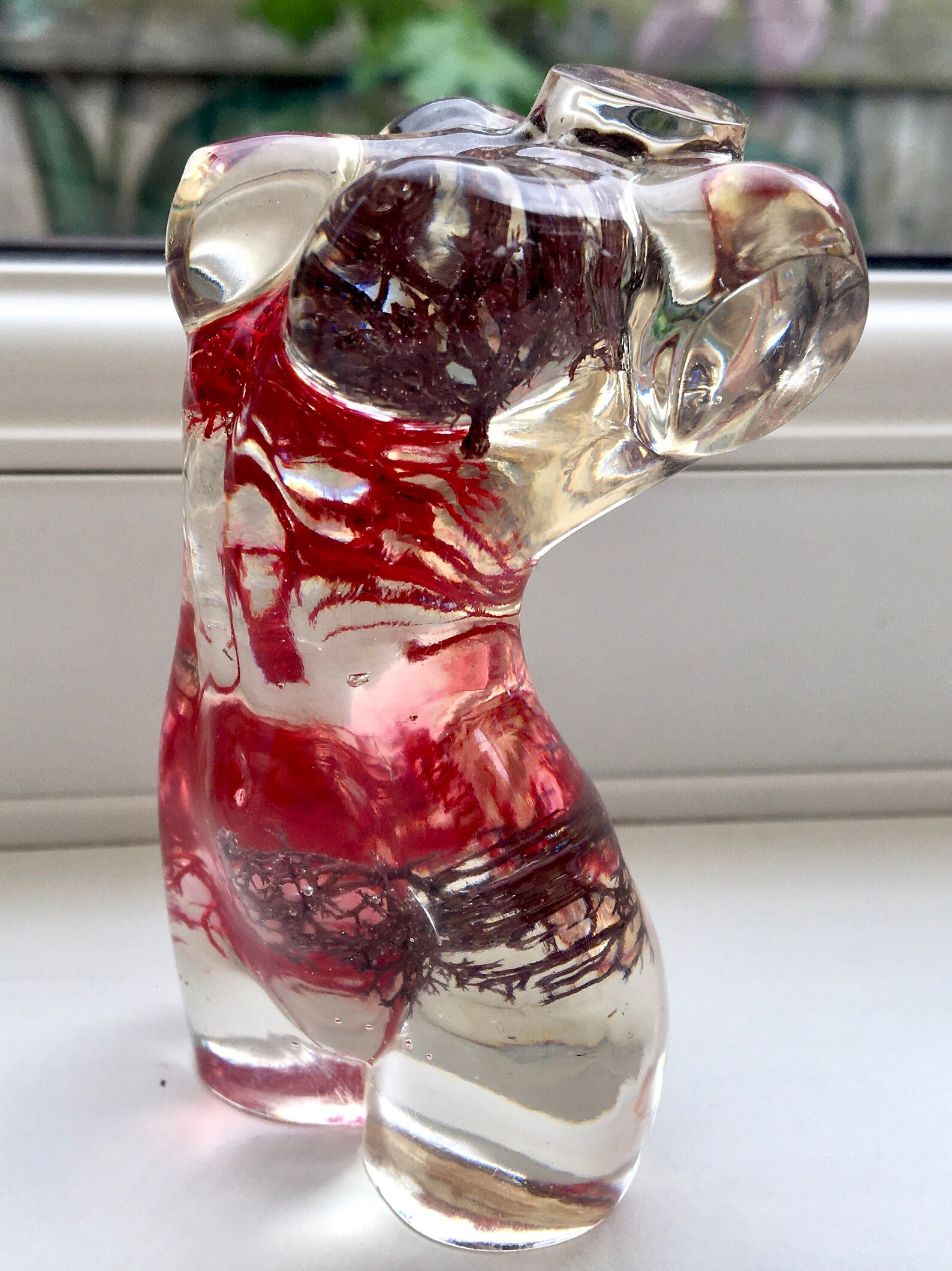 Female Body Resin Goddess Figure Woman Figure Dried Etsy