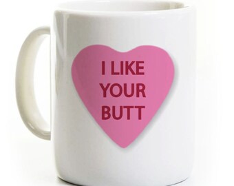Butt /& Plug Funny Rude Romantic Mug Anniversary Valentines Day Birthday Gift