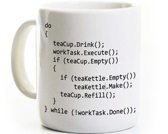 C++ Program Tea Mug/Cup - Valid Program - Computer Science Software Developer Gift - Java Object Oriented - TEA KETTLE - Customizable