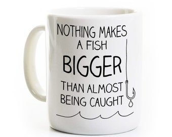 Funny Fishing Coffee Mug - Gift For Fisherman Angler - Fishing Humor Travel