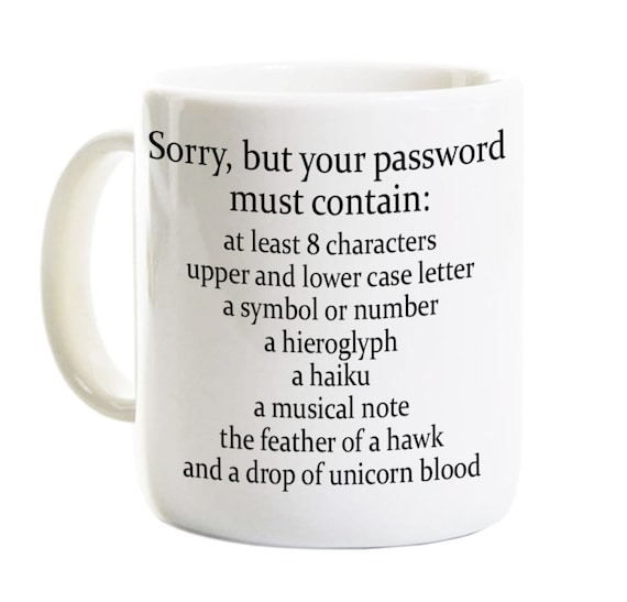 Computer Science Coffee Mug Password Humor System - Etsy Computer Science Coffee Mug Password Humor System - Etsy
