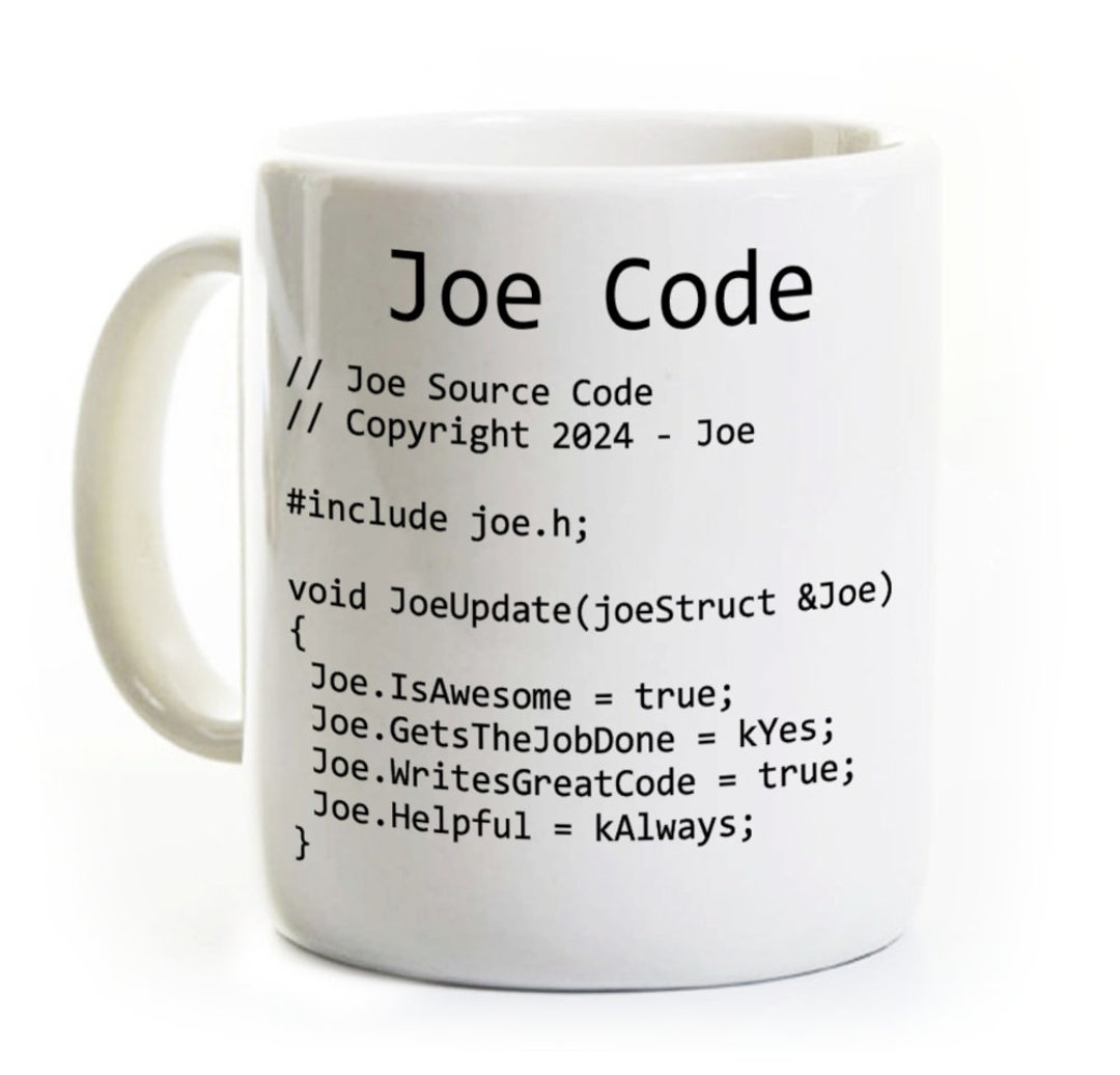 Personalized Custom Programmer Mug - Software Developer Gift - Birthday ...