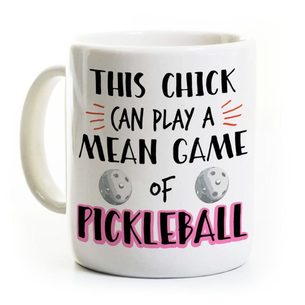 Pickleball Gift for Her - This Chick Is The Best Pickleball Player - Mean Game - For Woman