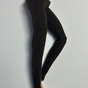 2 pair Fashion Doll Full Length Leggings ~ Brown, Beige ~ Fits 11 1/2” Dolls Brown