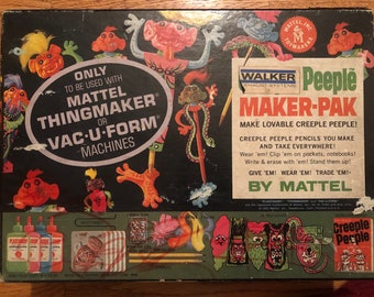 1965 Mattel Thingmaker Creeple Peeple Maker-Pal