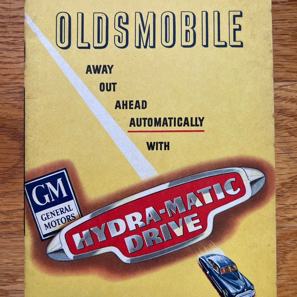 1948 Oldsmobile Hydramatic Drive Vintage Car Sales Brochure Catalog - Super 88