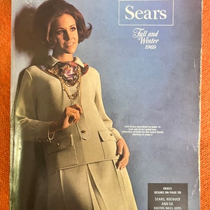 Vintage Sears Catalogue Fall and Winter 1969 Catalogue Catalog - Etsy