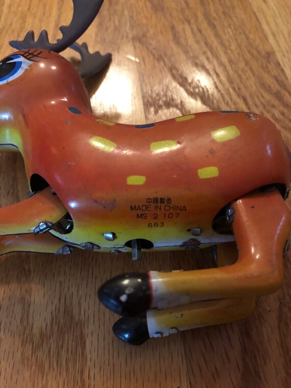 Jumping sales deer toy
