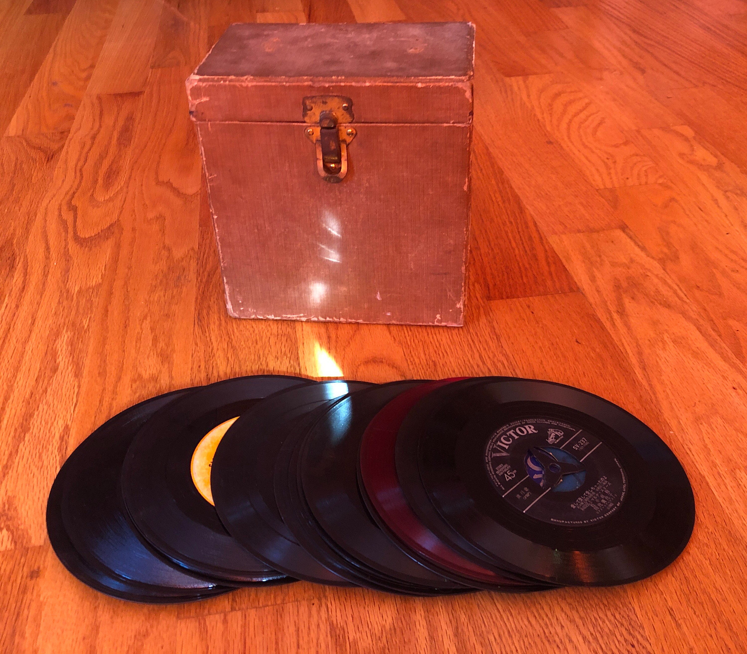 Vintage 45 Record Vinyl Holder 16 Records Etsy UK