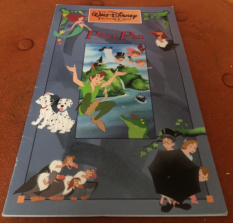 The Walt Disney Treasure Chest 1991 5 Books Jungle Book Bambi Etsy