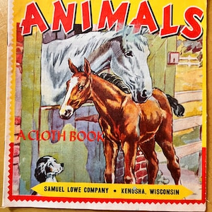 1950 Animals: a cloth book Samuel Lowe Company