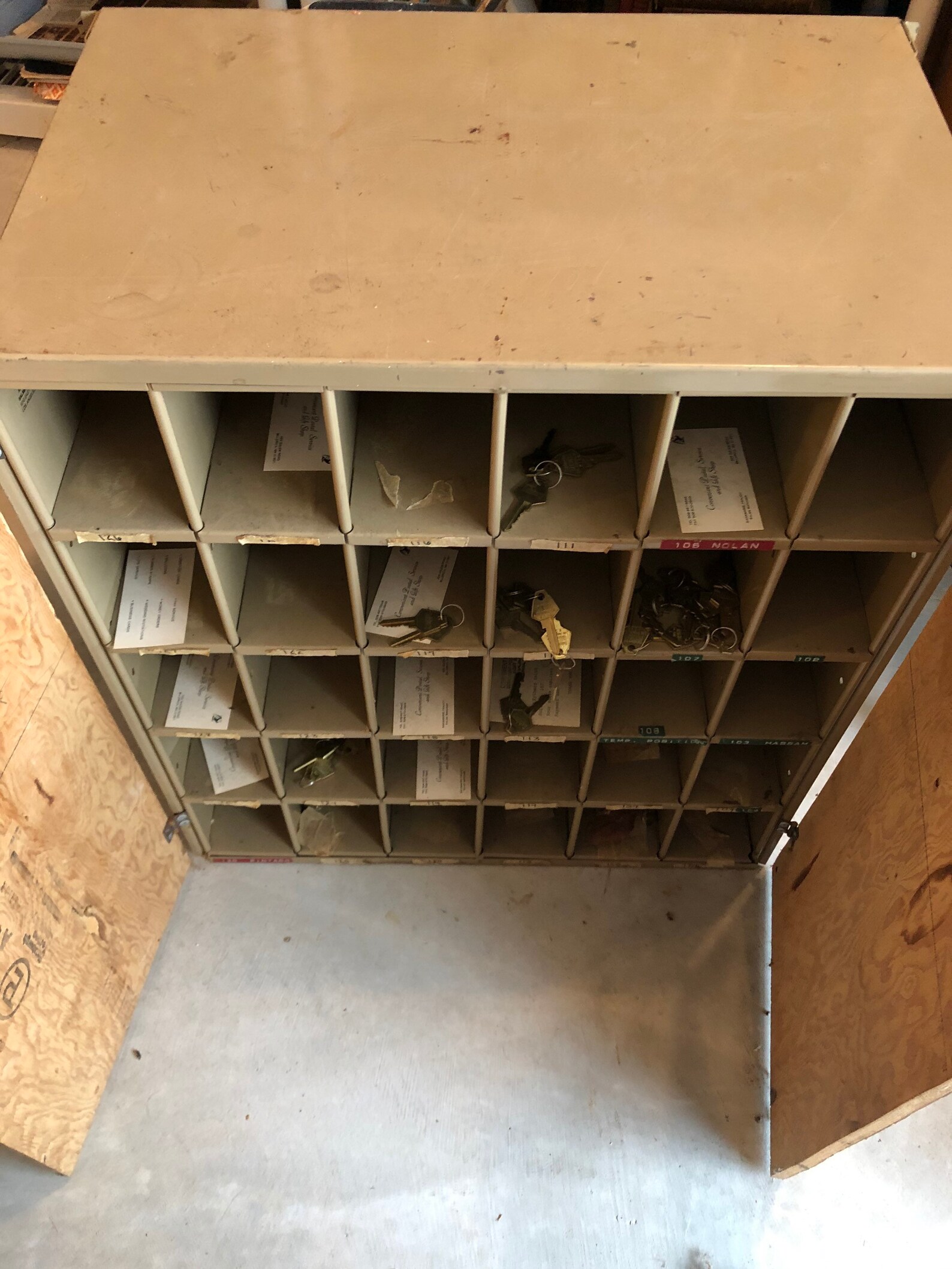 Antique Vintage Metal Post Office Box Apartment Mailbox slots Etsy