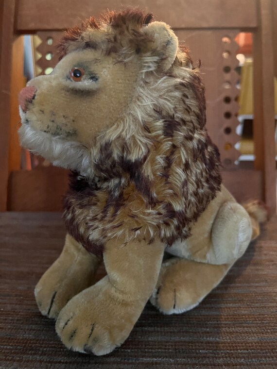 Vintage Steiff Stuffed Animal Lion Etsy