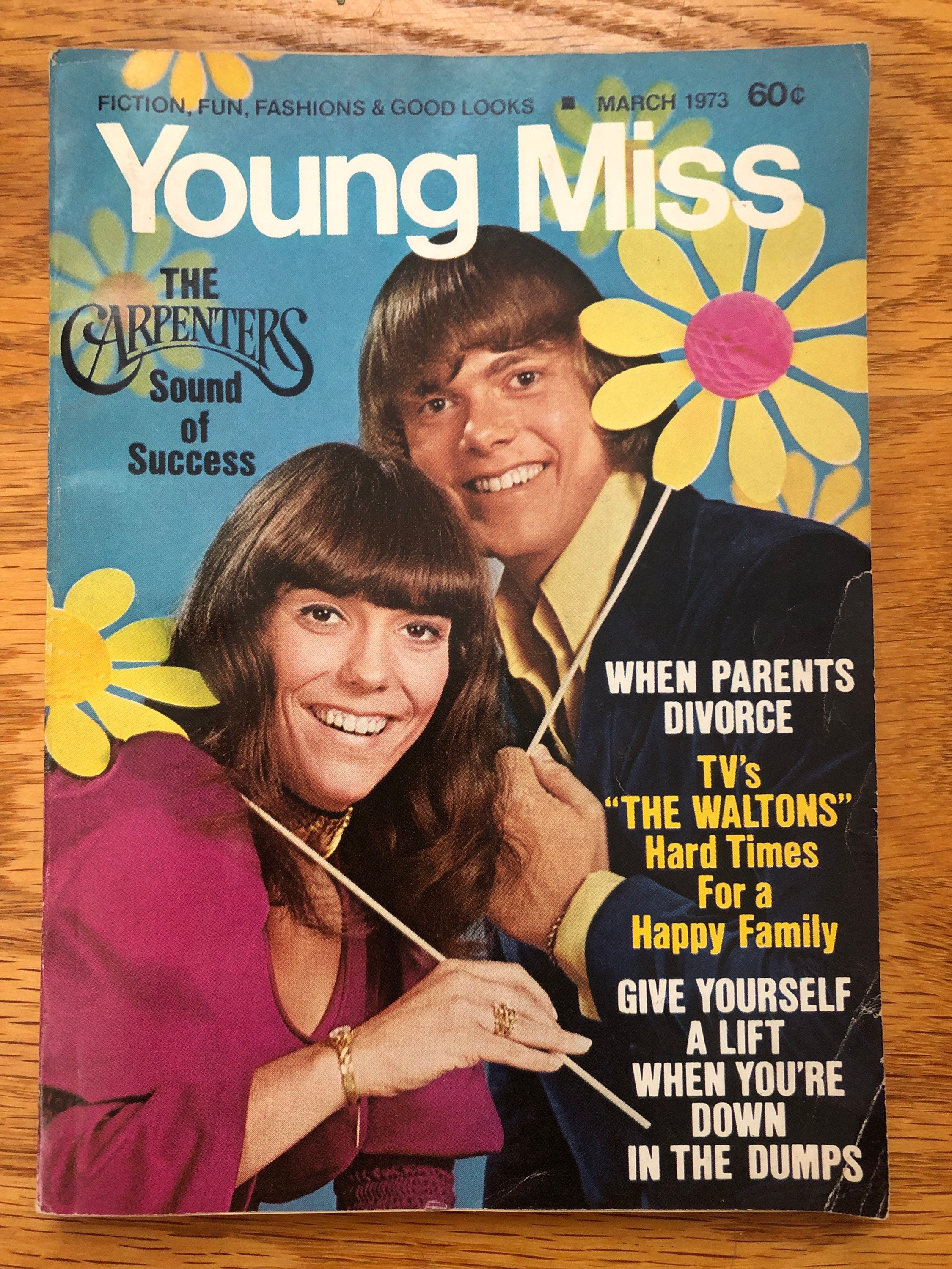 March 1973 Young Miss Magazine the Carpenters Karen Carpenter - Etsy
