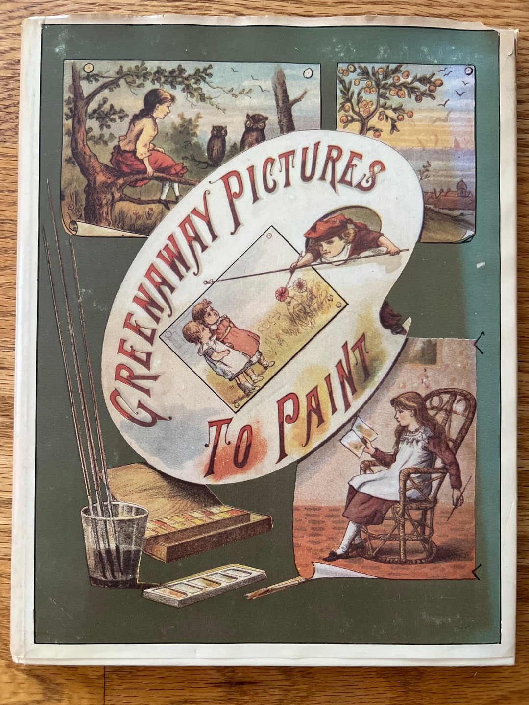 Vintage Greenaway Pictures to Paint Hardcover Book Etsy