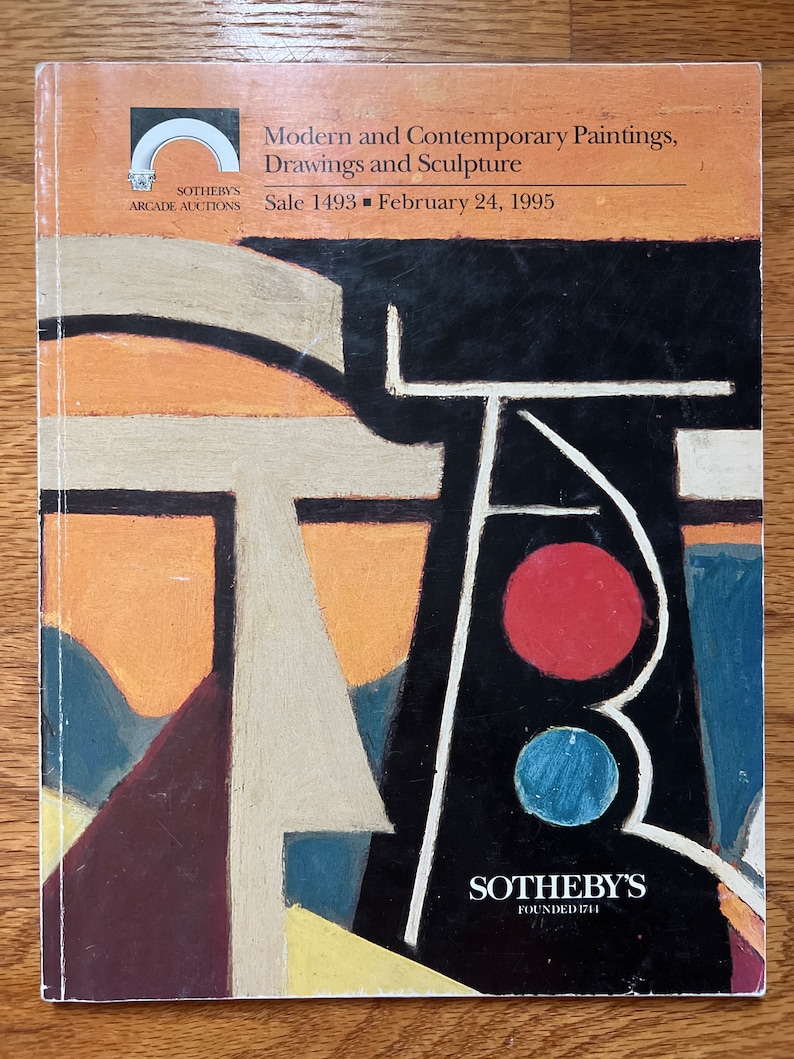 Sothebys Auction Catalogue Modern and Contemporary Paintings Drawing